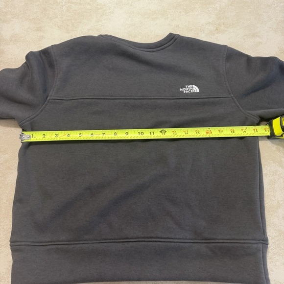 Women's M The North Face Sherpa Fleece Pullover Crewneck Sweatshirt Black Dome - Picture 4 of 7